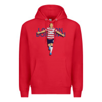 Red Landon Donovan Premium Hoodie - artisFamous