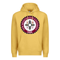 Antique Gold nmsu seal Premium Hoodie - artisFamous