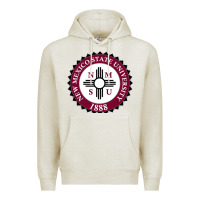 Oatmeal Heather nmsu seal Premium Hoodie - artisFamous