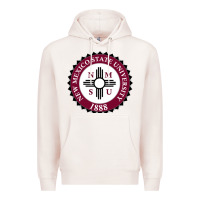 Pale Pink nmsu seal Premium Hoodie - artisFamous