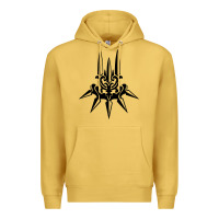 Antique Gold yorha white insignia Premium Hoodie - artisFamous