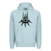 Blue Mist yorha white insignia Premium Hoodie - artisFamous