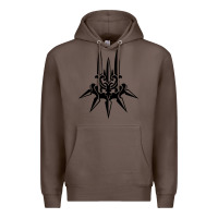 Coffee yorha white insignia Premium Hoodie - artisFamous