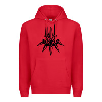 Red yorha white insignia Premium Hoodie - artisFamous