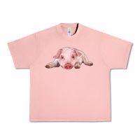 Salmon baby pig Urban Heavy Tee - RanaPortraitStore
