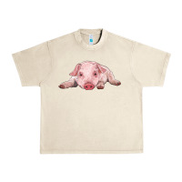 Sandshell baby pig Urban Heavy Tee - RanaPortraitStore