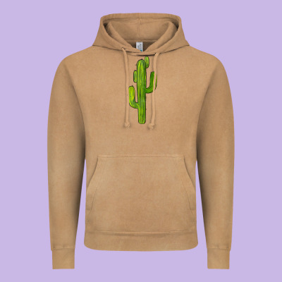 Cactus Vintage Hoodie Designed By Barkaloodesign