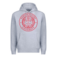 Heather Grey northeastern university Premium Hoodie - artisFamous