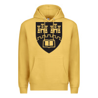 Antique Gold northumbria university new coat of arms Premium Hoodie - artisFamous
