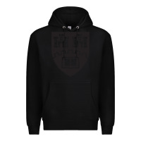 Black northumbria university new coat of arms Premium Hoodie - artisFamous