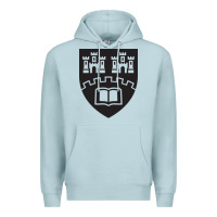 Blue Mist northumbria university new coat of arms Premium Hoodie - artisFamous