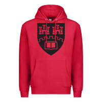 Cardinal northumbria university new coat of arms Premium Hoodie - artisFamous