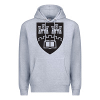 Heather Grey northumbria university new coat of arms Premium Hoodie - artisFamous