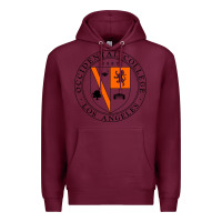 Burgundy occidental college Premium Hoodie - artisFamous