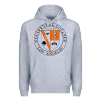 Heather Grey occidental college Premium Hoodie - artisFamous