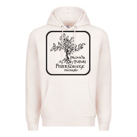 Pale Pink pitzer college seal, cali Premium Hoodie - artisFamous