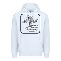 White pitzer college seal, cali Premium Hoodie - artisFamous