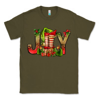Army Green joy christmas with elf bbs Classic Tee - BundleAndBundleShop