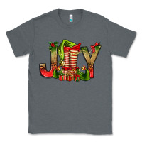Charcoal Heather joy christmas with elf bbs Classic Tee - BundleAndBundleShop