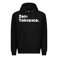 Black zero tolerance Premium Hoodie - artisFamous