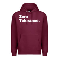 Burgundy zero tolerance Premium Hoodie - artisFamous