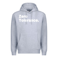 Heather Grey zero tolerance Premium Hoodie - artisFamous