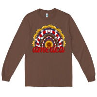 Chestnut america sunflower rainbow Long Sleeve Tee - Artiststas