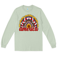 Matcha america sunflower rainbow Long Sleeve Tee - Artiststas