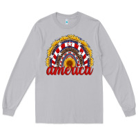 Moon Dust america sunflower rainbow Long Sleeve Tee - Artiststas