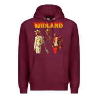 Burgundy midland Premium Hoodie - artisFamous