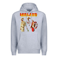 Heather Grey midland Premium Hoodie - artisFamous