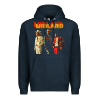 Navy midland Premium Hoodie - artisFamous