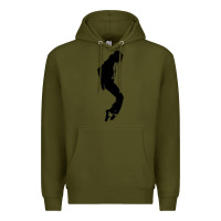 Army Green michael jackson Premium Hoodie - artisFamous
