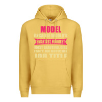 Antique Gold model funniest isn't a jobtitle Premium Hoodie - artisFamous
