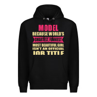 Black model funniest isn't a jobtitle Premium Hoodie - artisFamous