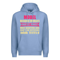 Colony Blue model funniest isn't a jobtitle Premium Hoodie - artisFamous