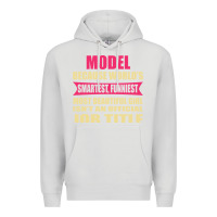 Dove Grey model funniest isn't a jobtitle Premium Hoodie - artisFamous