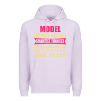 Lilac model funniest isn't a jobtitle Premium Hoodie - artisFamous