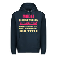 Navy model funniest isn't a jobtitle Premium Hoodie - artisFamous