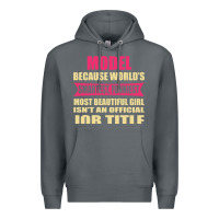 Model Funniest Isn't A Jobtitle Premium Hoodie | Teevron