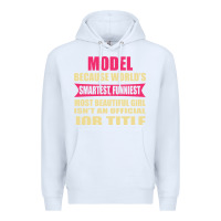 White model funniest isn't a jobtitle Premium Hoodie - artisFamous