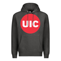 Charcoal Heather university of illinois at chicago circle Premium Hoodie - artisFamous