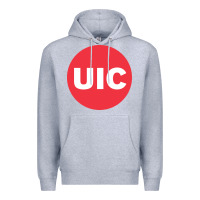 Heather Grey university of illinois at chicago circle Premium Hoodie - artisFamous
