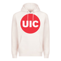Pale Pink university of illinois at chicago circle Premium Hoodie - artisFamous
