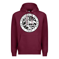 Burgundy university of idaho Premium Hoodie - artisFamous
