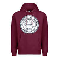 Burgundy university of illinois Premium Hoodie - artisFamous