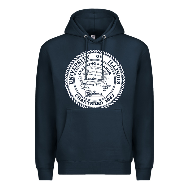 University Of Illinois Premium Hoodie by artisFamous | Teevron