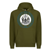 Army Green university of maine at presque isle Premium Hoodie - artisFamous