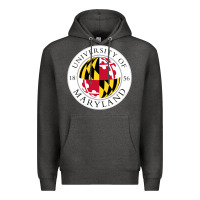 Charcoal Heather university of maryland Premium Hoodie - artisFamous