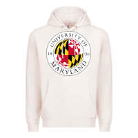 Pale Pink university of maryland Premium Hoodie - artisFamous